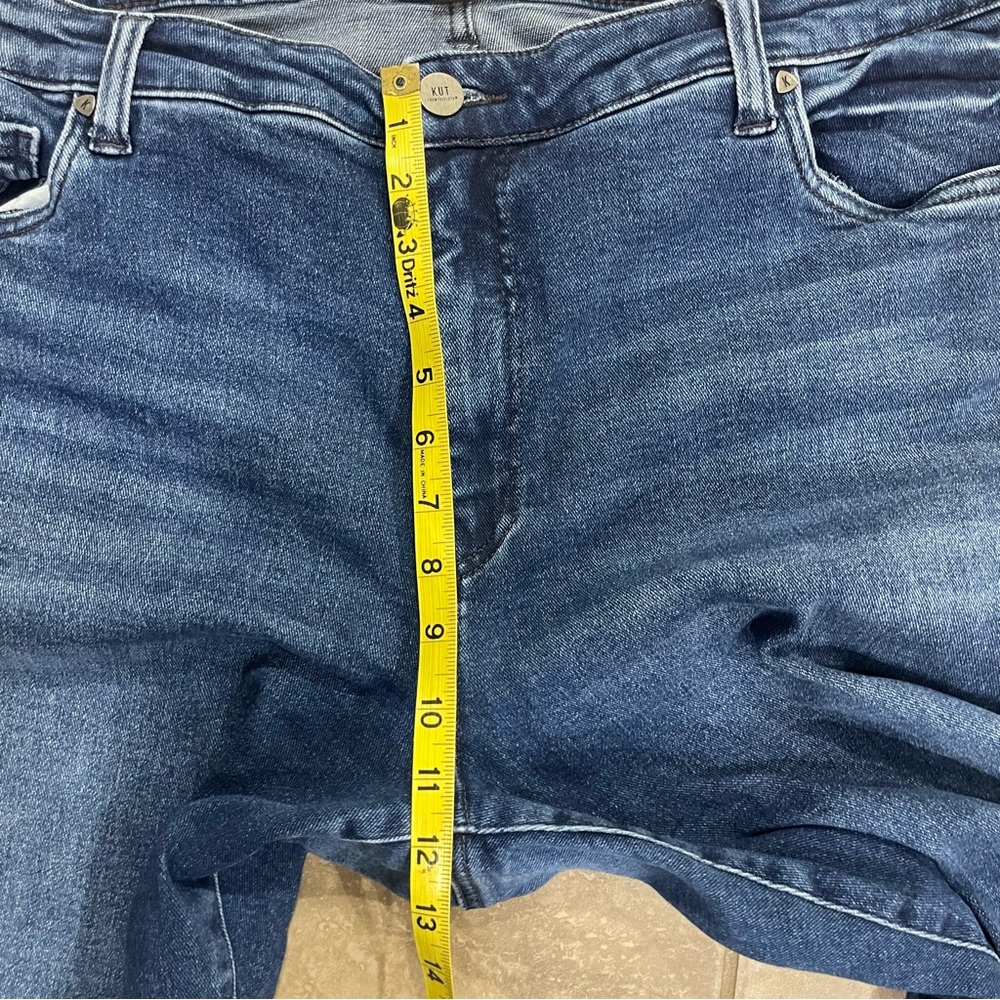 Kut from the Kloth Dark Blue Ankle Jeans - Picture 13 of 16